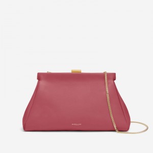 Demellier The Cannes Shoulder Bags Rose | USA 517329-RXQ