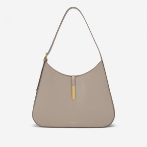 Demellier The Large Tokyo Shoulder Bags Beige | USA 613092-CXR