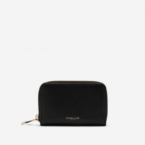 Demellier The Midi Skye Wallets Black | USA 459367-OEN