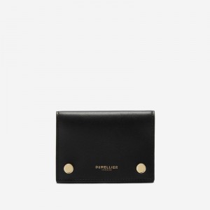 Demellier The Milos Card Holder Black | USA 318794-PXZ