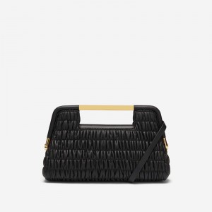 Demellier The Mini Seville Crossbody Bags Black | USA 196038-UKI