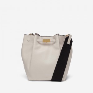 Demellier The New York Bucket Bags White | USA 519247-FUS