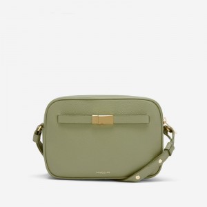 Demellier The New York Crossbody Bags Khaki | USA 148907-OJM