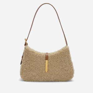 Demellier The Tokyo Shoulder Bags Beige | USA 928475-GYW