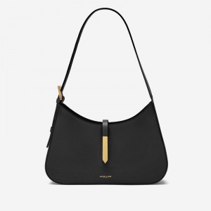 Demellier The Tokyo Shoulder Bags Black | USA 012649-PMT