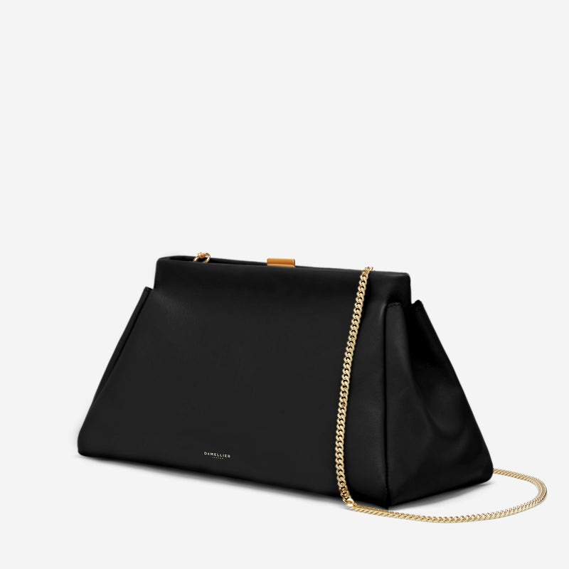 Demellier The Cannes Shoulder Bags Black | USA 641920-IXF