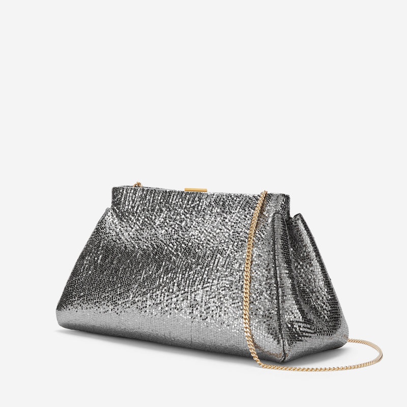 Demellier The Cannes Shoulder Bags Silver | USA 803291-RNX