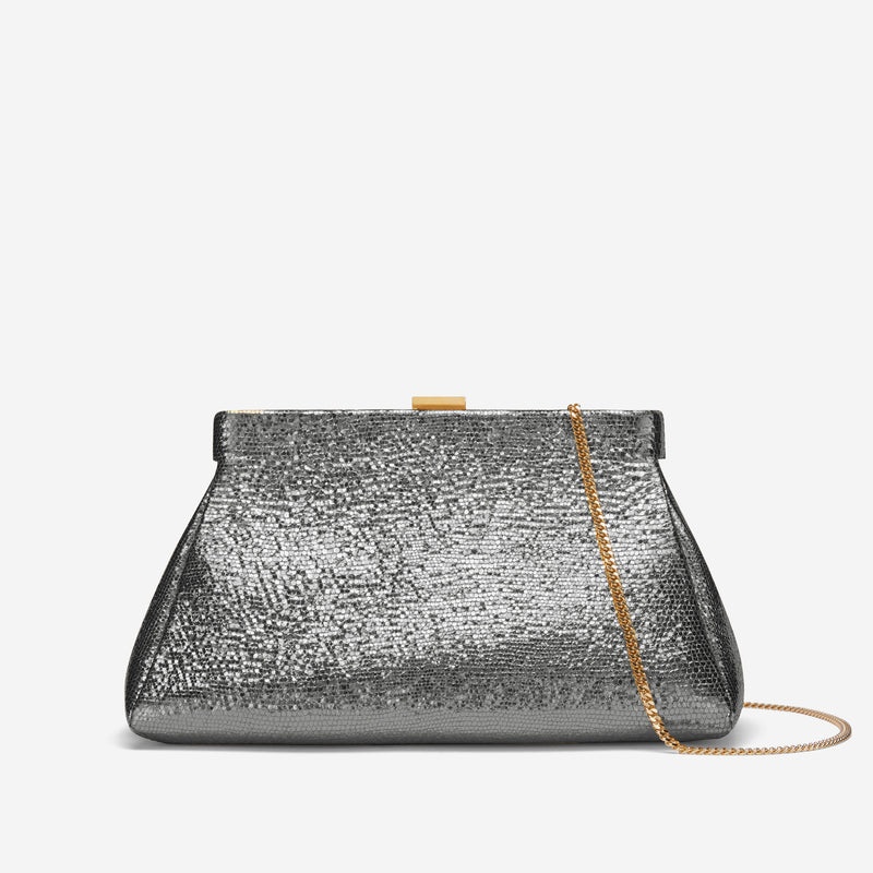 Demellier The Cannes Shoulder Bags Silver | USA 803291-RNX