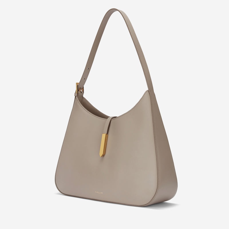 Demellier The Large Tokyo Shoulder Bags Beige | USA 613092-CXR