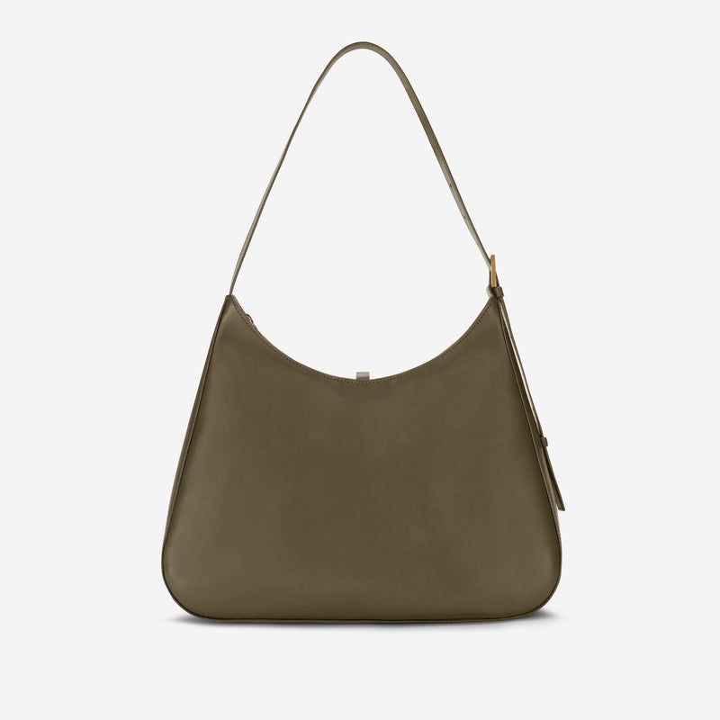 Demellier The Large Tokyo Shoulder Bags Olive | USA 914756-DHA