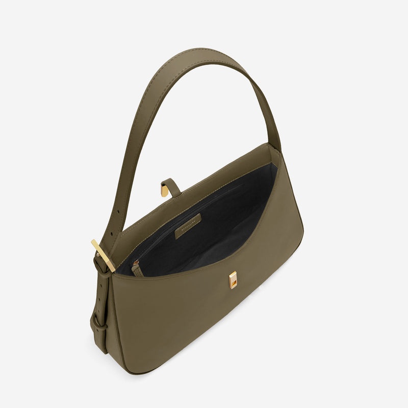 Demellier The Large Tokyo Shoulder Bags Olive | USA 914756-DHA