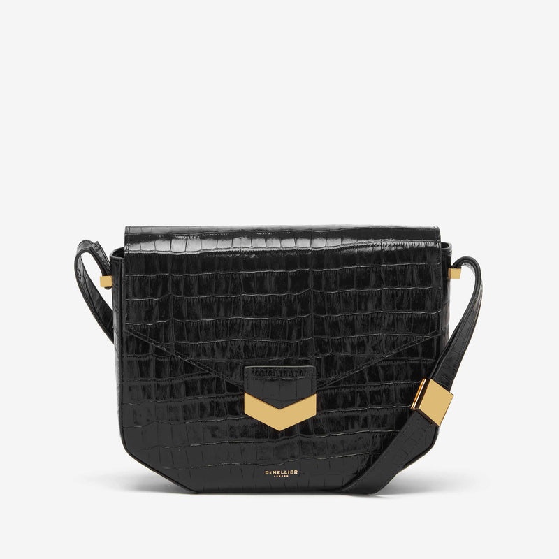 Demellier The London Crossbody Bags Black | USA 028456-OTQ