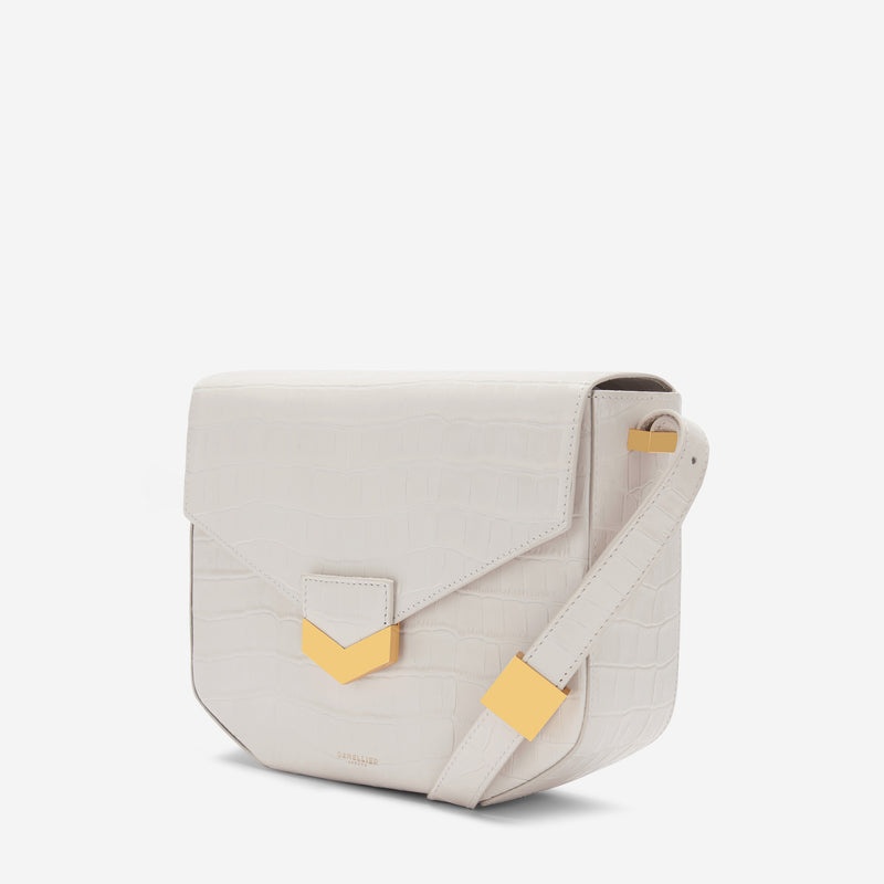 Demellier The London Crossbody Bags White | USA 432718-DFK