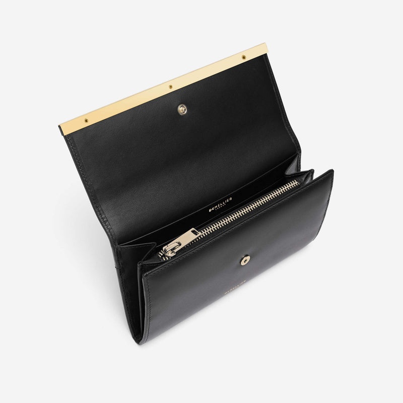 Demellier The Marais Wallets Black | USA 128367-XZU