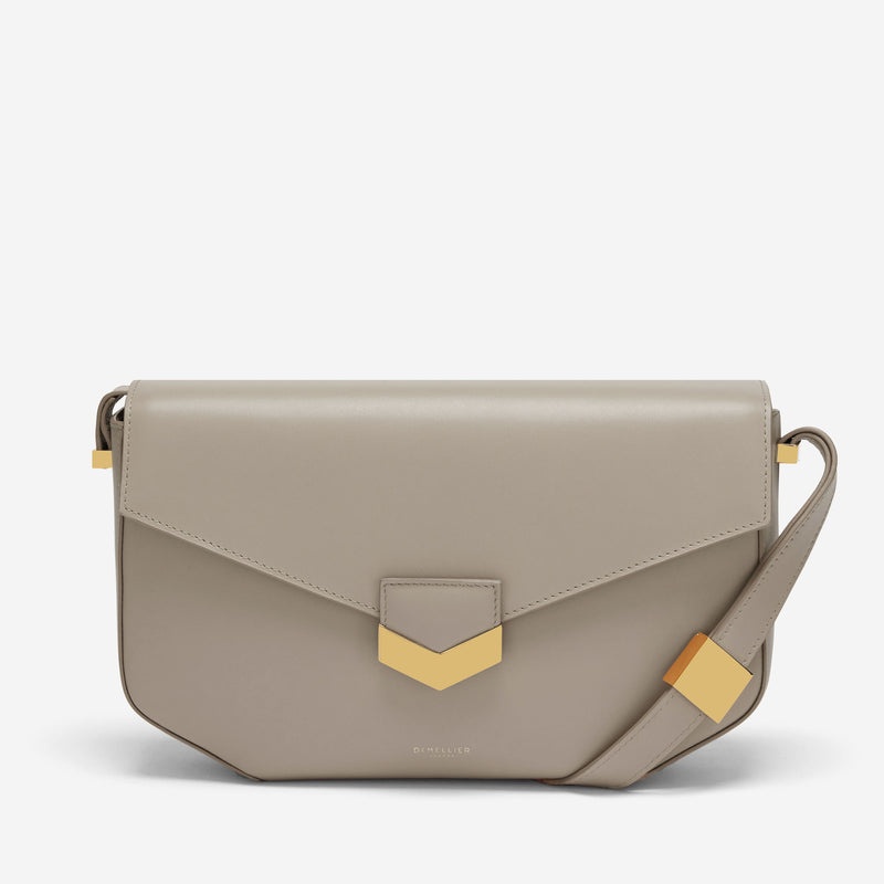 Demellier The Midi London Crossbody Bags Beige | USA 452316-DKI