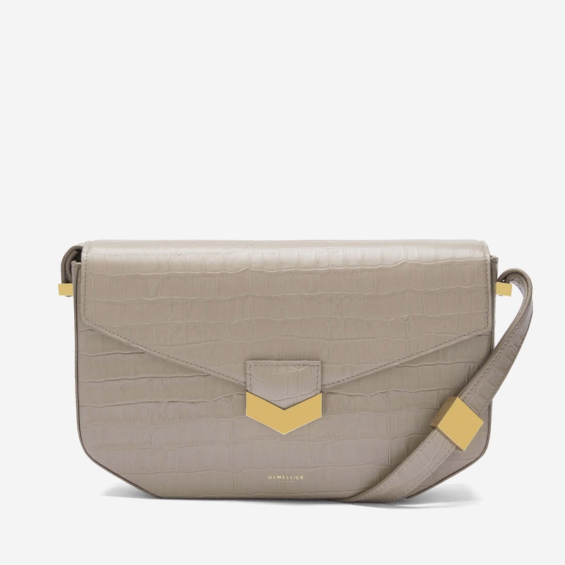 Demellier The Midi London Crossbody Bags Beige | USA 642875-GPU