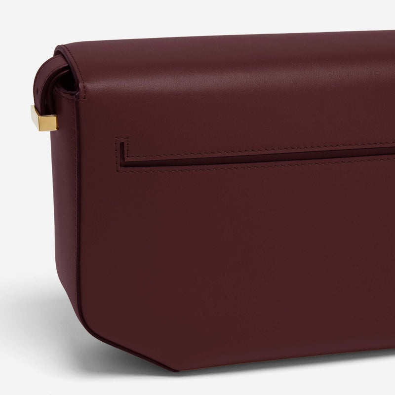 Demellier The Midi London Crossbody Bags Burgundy | USA 781263-XUW