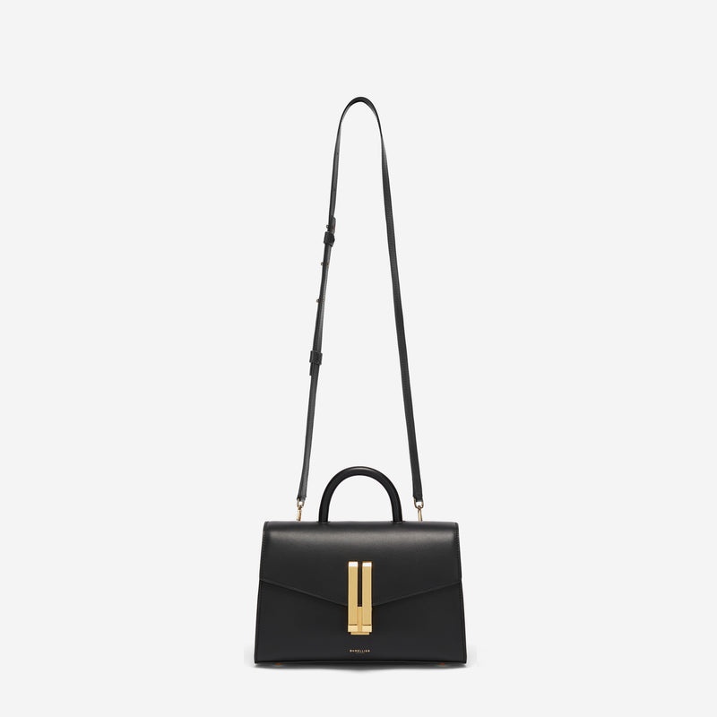 Demellier The Midi Montreal Tote Bags Black | USA 031765-EUR