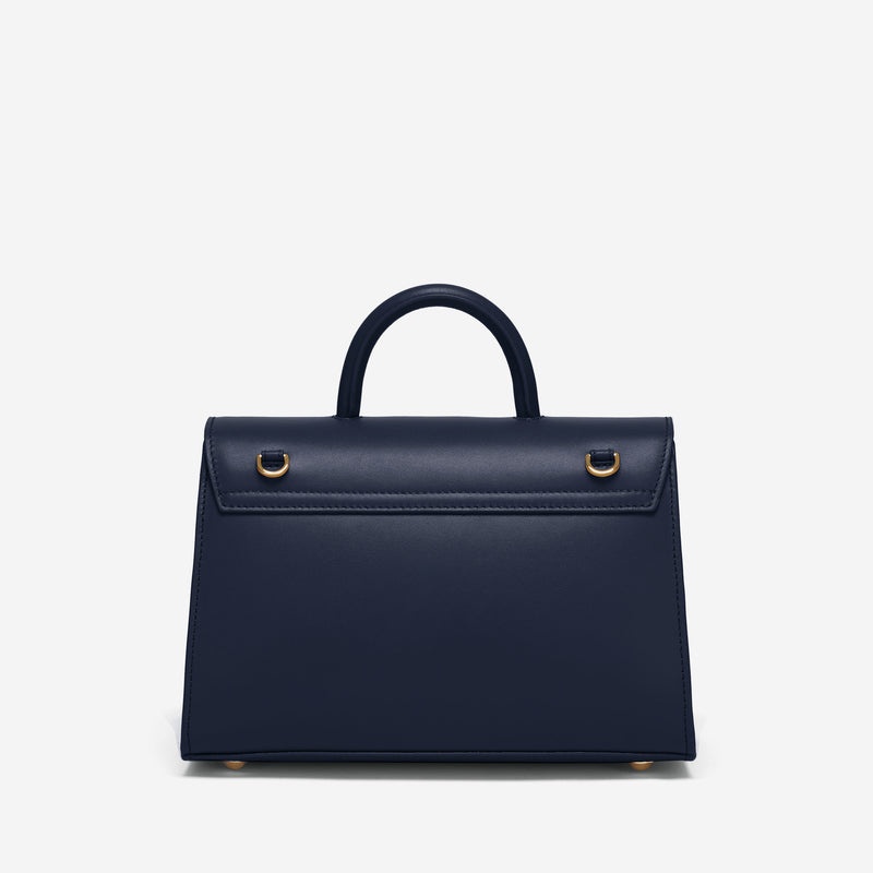 Demellier The Midi Montreal Tote Bags Navy | USA 293651-IDR