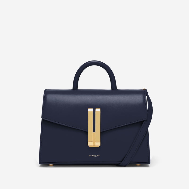 Demellier The Midi Montreal Tote Bags Navy | USA 293651-IDR