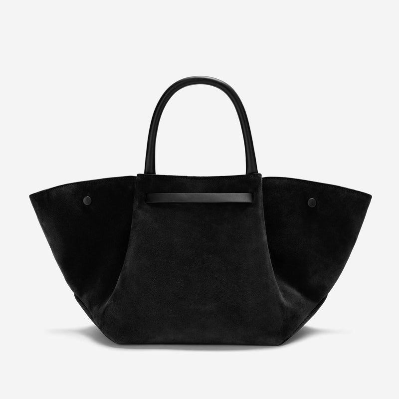 Demellier The Midi New York Tote Bags Black | USA 915062-LEK