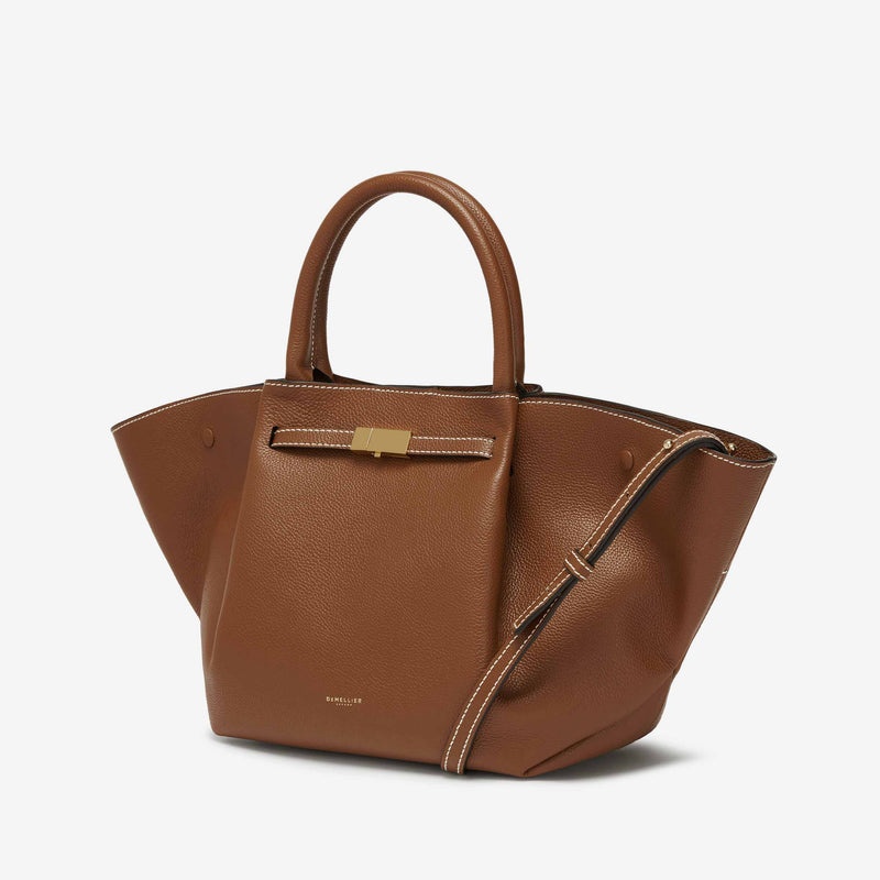 Demellier The Midi New York Tote Bags Brown | USA 402195-VKN