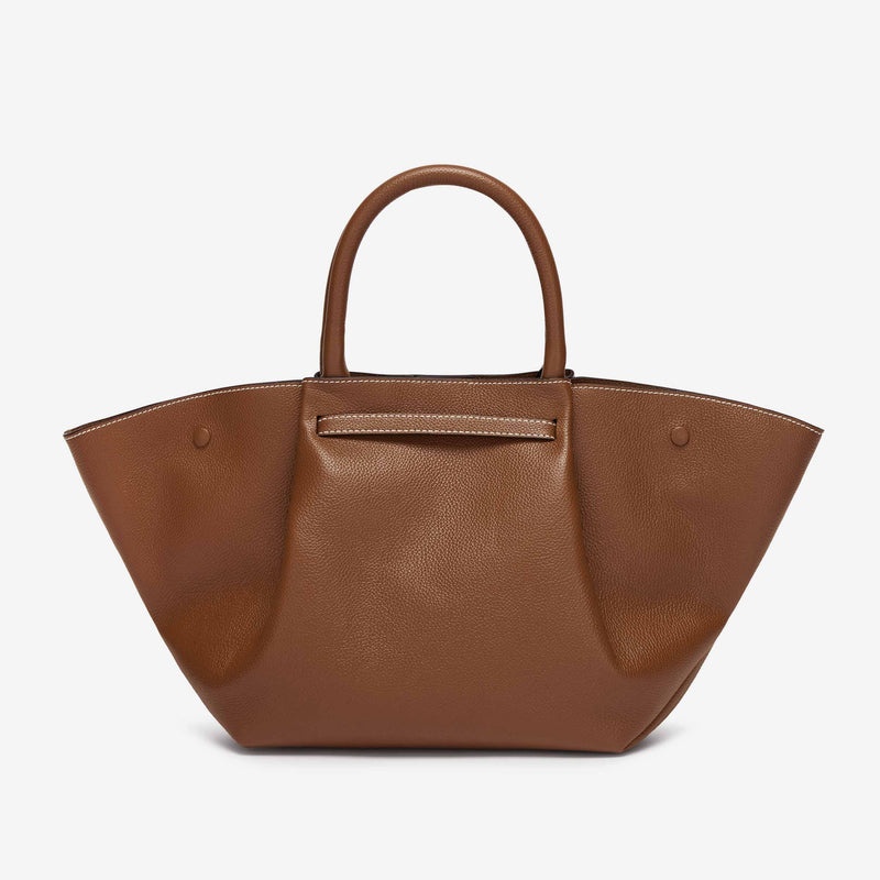 Demellier The Midi New York Tote Bags Brown | USA 402195-VKN