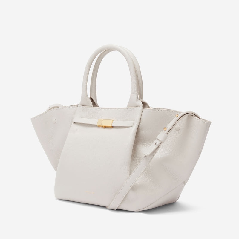 Demellier The Midi New York Tote Bags White | USA 174592-DMX