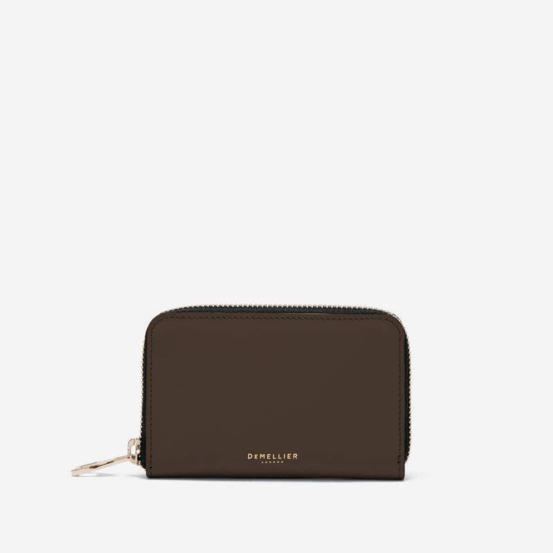 Demellier The Midi Skye Wallets Dark Brown | USA 826905-EIT