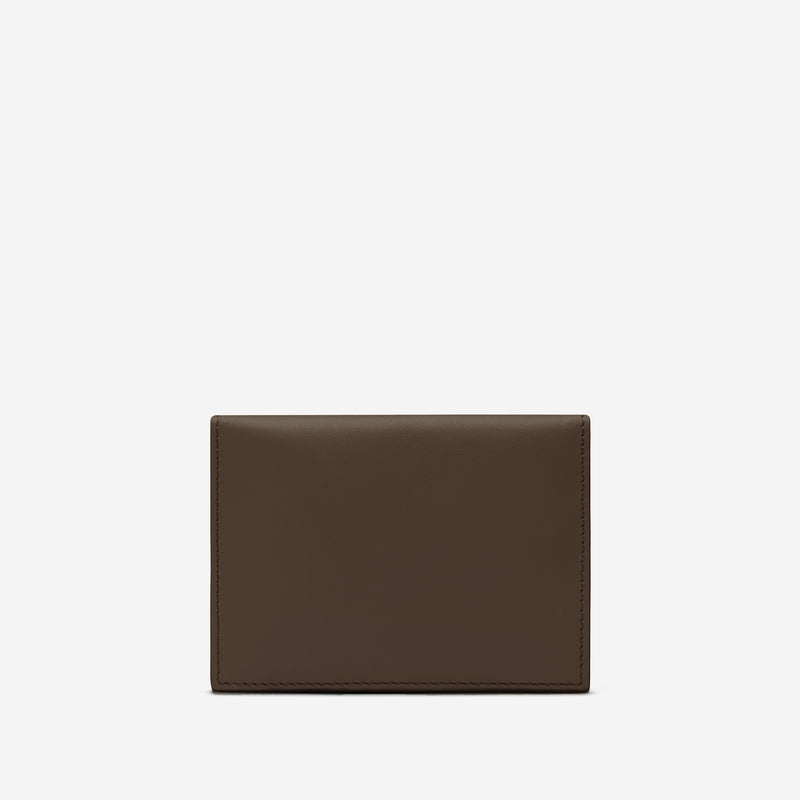 Demellier The Milos Card Holder Dark Brown | USA 053721-DTS