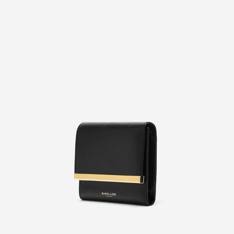 Demellier The Mini Marais Wallets Black | USA 472081-ANZ