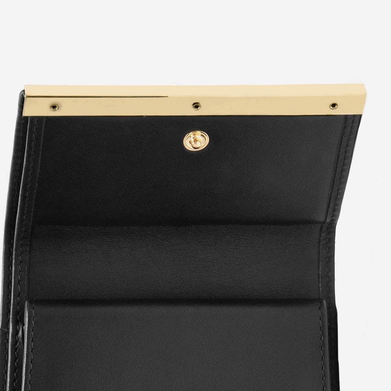 Demellier The Mini Marais Wallets Black | USA 472081-ANZ