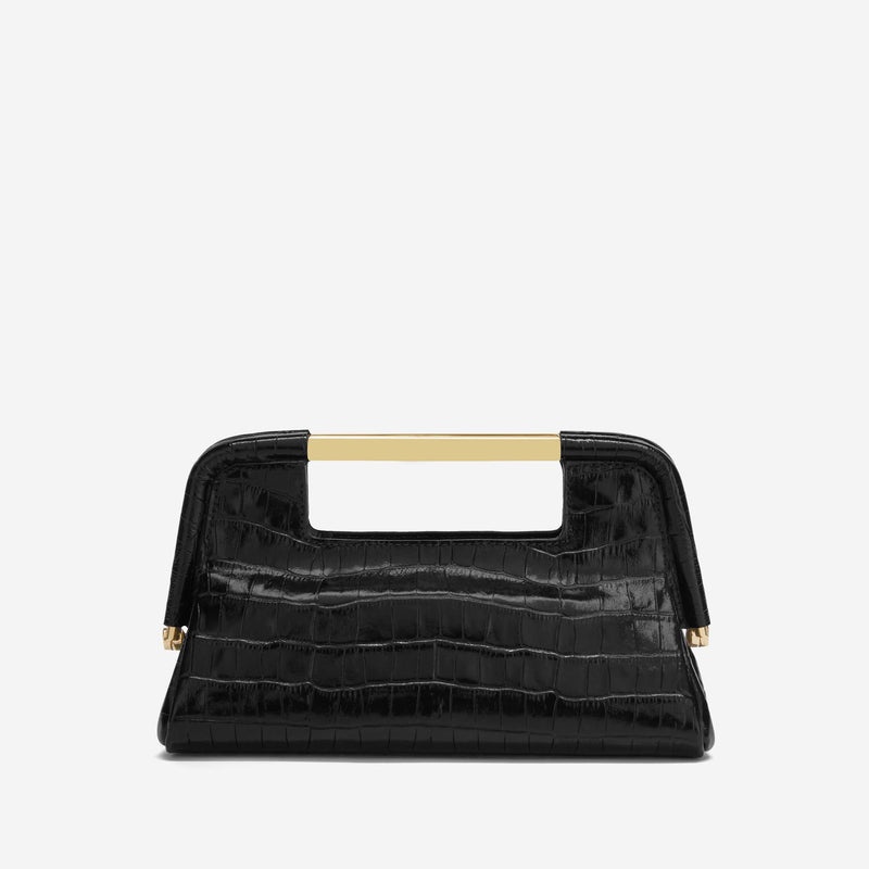 Demellier The Mini Seville Crossbody Bags Black | USA 279410-FYD