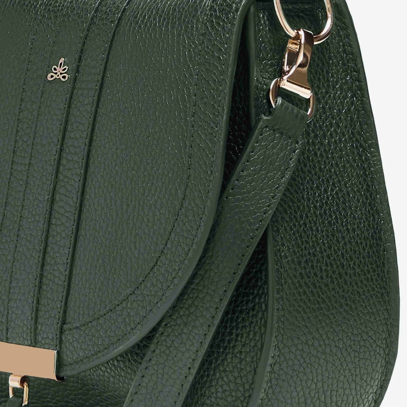 Demellier The Mini Venice Crossbody Bags Green | USA 835496-GPC