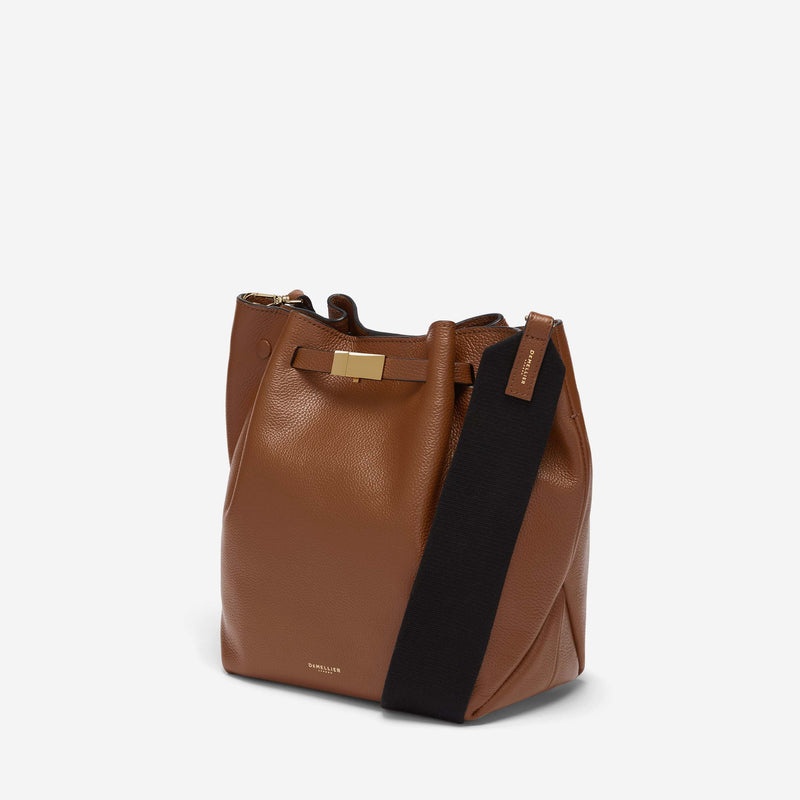 Demellier The New York Bucket Bags Brown | USA 912476-COE