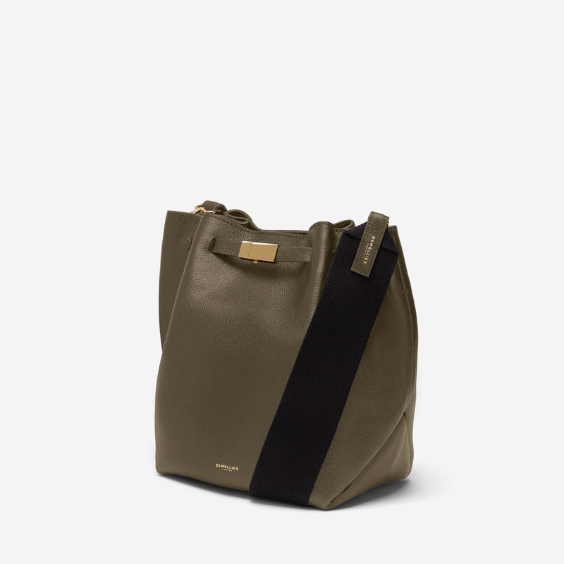 Demellier The New York Bucket Bags Olive | USA 479853-BSV