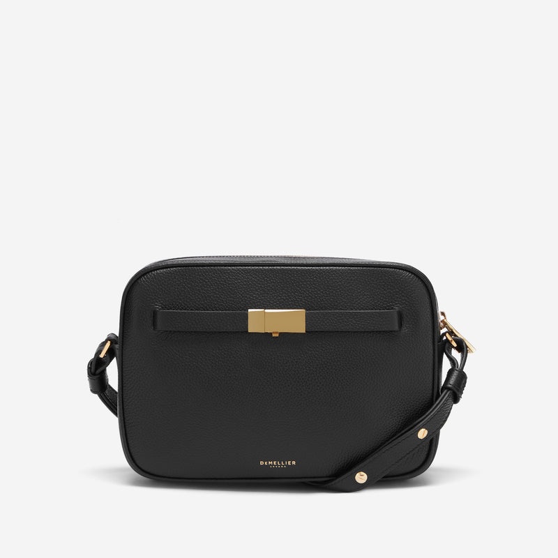 Demellier The New York Crossbody Bags Black | USA 315704-WOM