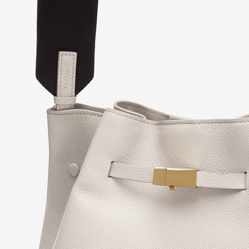 Demellier The New York Large Bucket Bags White | USA 079526-KNJ