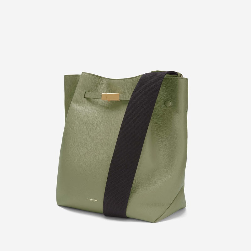 Demellier The New York Large Bucket Bags Khaki | USA 839056-XLB