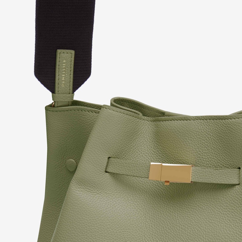 Demellier The New York Large Bucket Bags Khaki | USA 839056-XLB