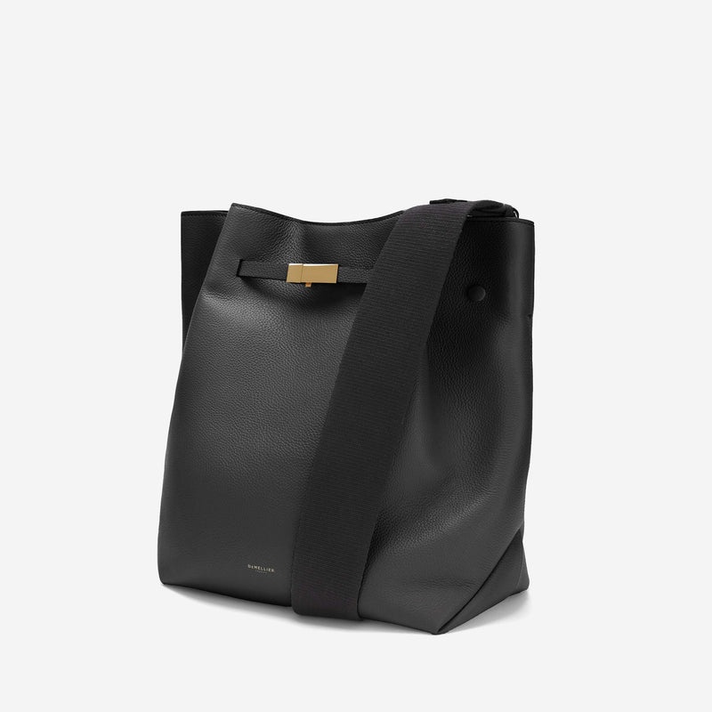 Demellier The New York Large Bucket Bags Black | USA 160847-AIM