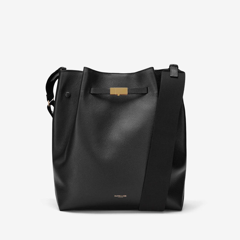 Demellier The New York Large Bucket Bags Black | USA 160847-AIM