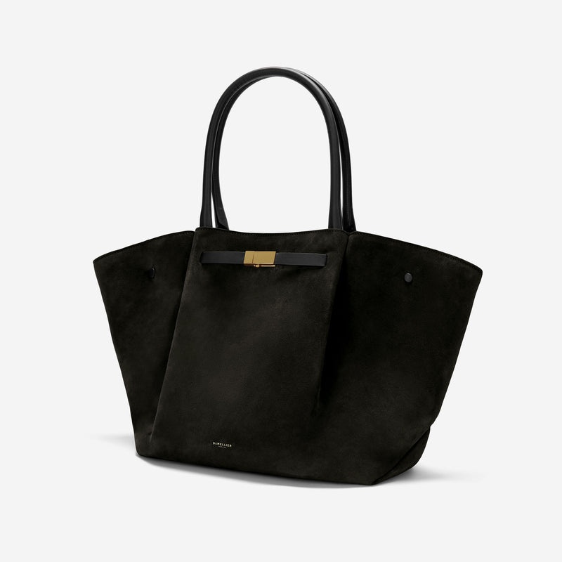 Demellier The New York Tote Bags Black | USA 091784-JVI