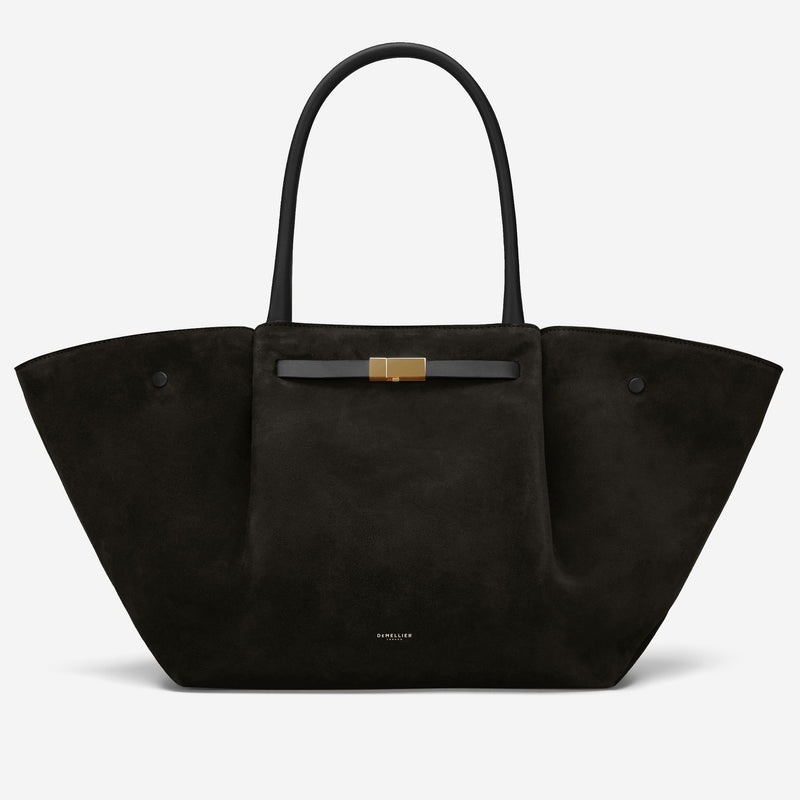 Demellier The New York Tote Bags Black | USA 091784-JVI