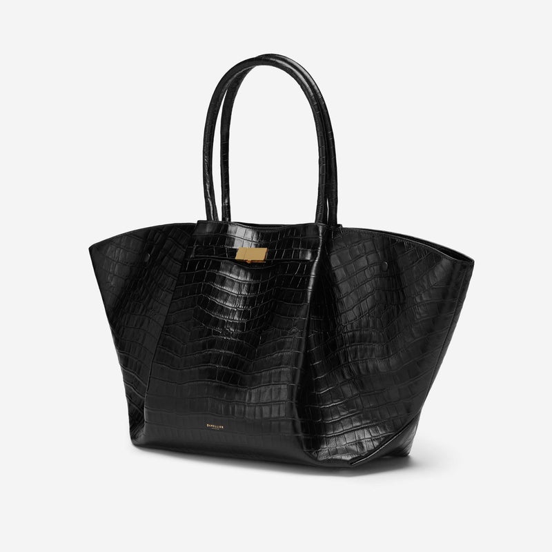 Demellier The New York Tote Bags Black | USA 974386-EVZ