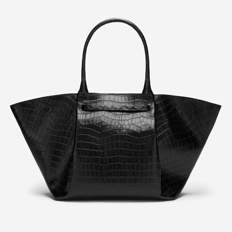 Demellier The New York Tote Bags Black | USA 974386-EVZ