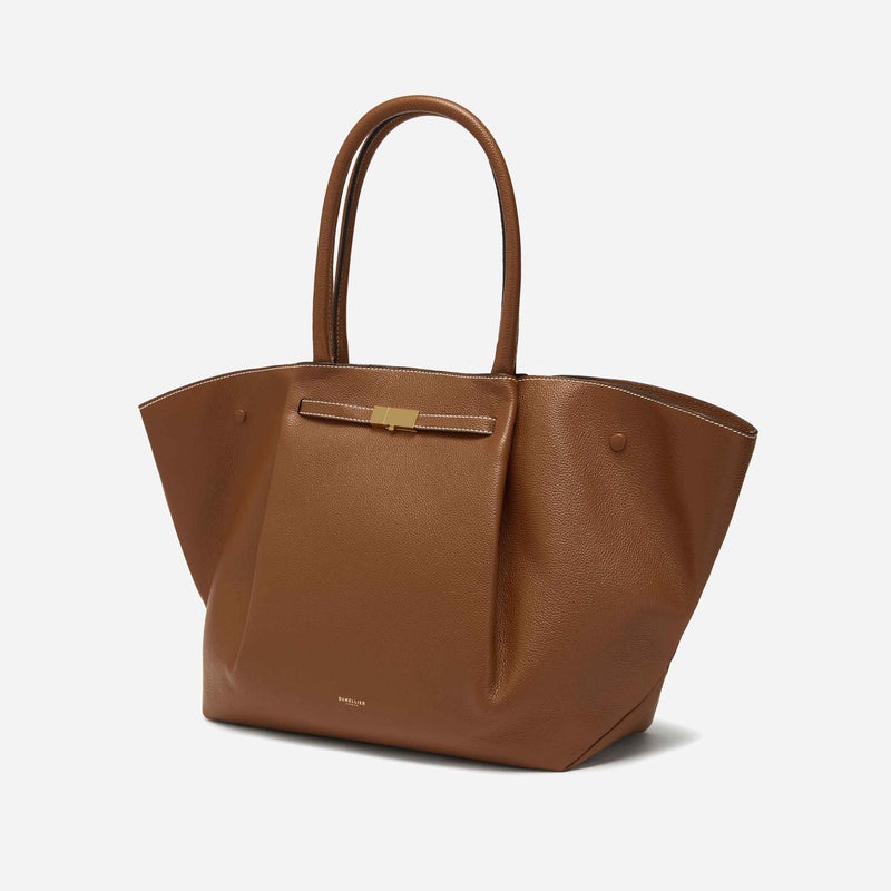 Demellier The New York Tote Bags Brown | USA 785394-UVC