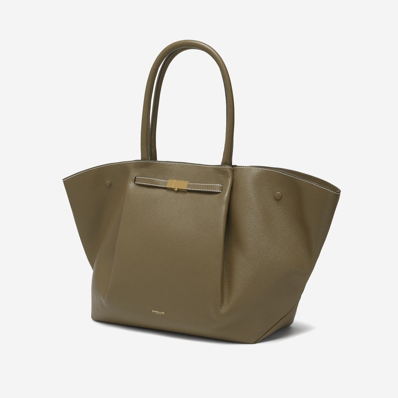 Demellier The New York Tote Bags Olive | USA 260849-YNT