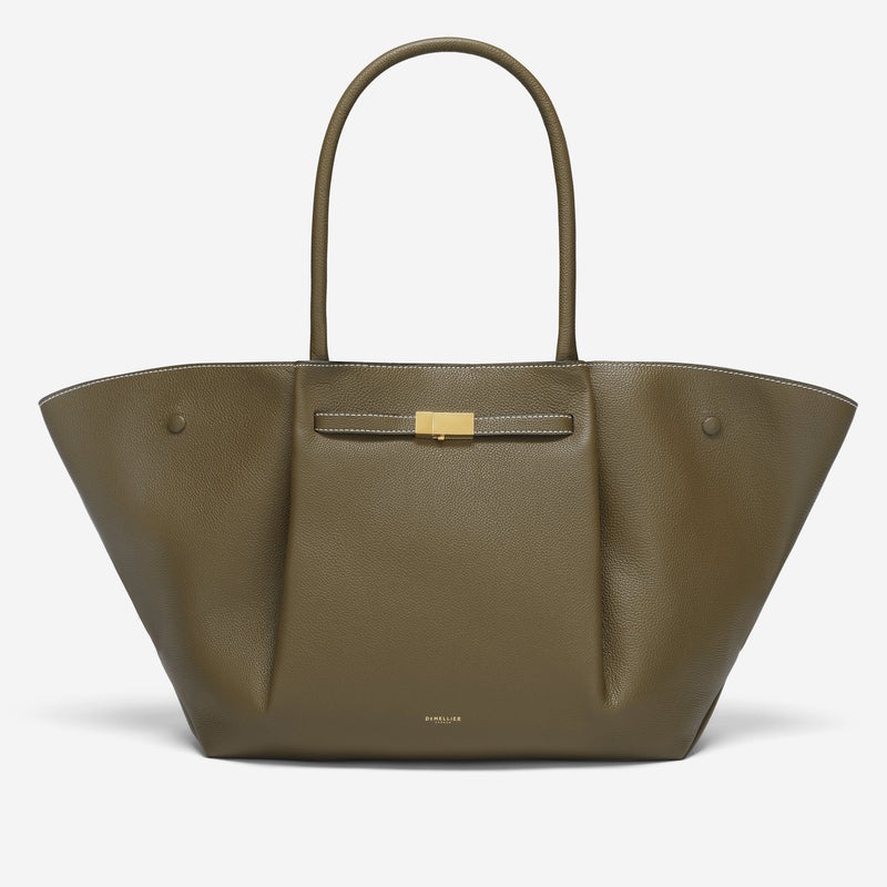 Demellier The New York Tote Bags Olive | USA 260849-YNT