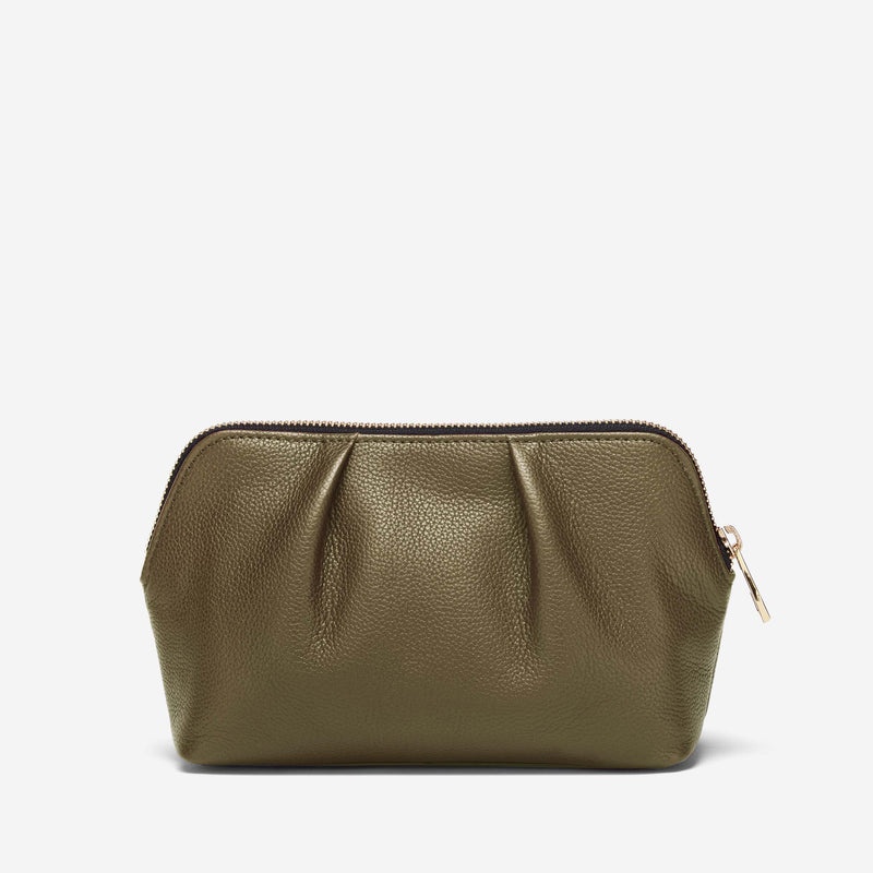 Demellier The Portofino Makeup Bags Olive | USA 268951-YIL